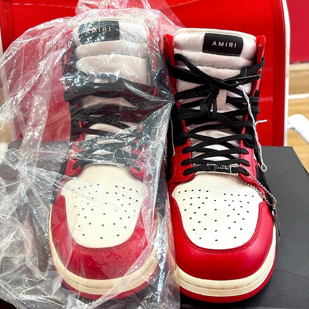 AMIRI Black and White and red  Sneakers